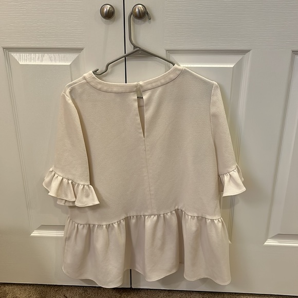 Kate spade cream colored top. Size Large. - Picture 2 of 3